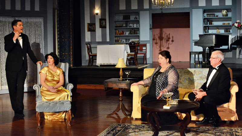 Image of Blithe Spirit Production cast, by Spencer Theatre Company