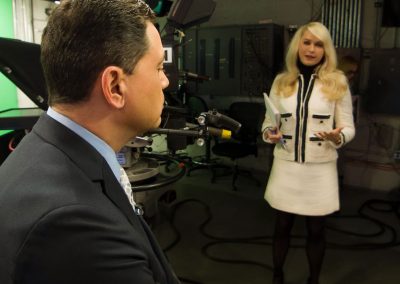 Julie Staley interviewing Sean Streaty